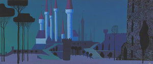 Disney Concepts - Castle at Nightfall - Eyvind Earle