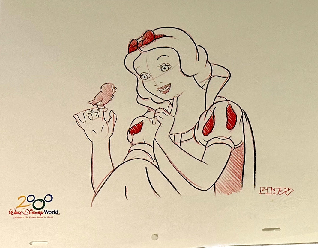 Snow White and the Seven Dwarfs Animation Production Drawing Original Art  (Disney, 1937) | The Cricket Gallery